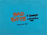 HARING, Keith (1958-1990) - Bad Boys. Amsterdam: Bebert, 1986.Una delle 7 pro