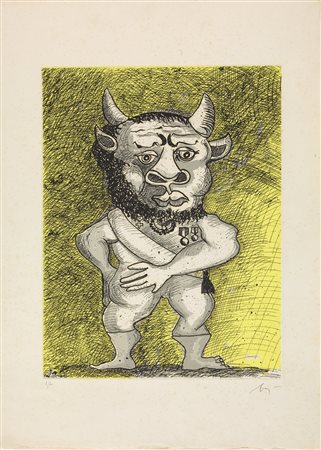 ENRICO BAJ Senza titolo.