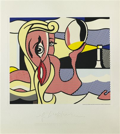 ROY LICHTENSTEIN D'APRES. Senza titolo.