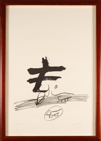 ANTONI TAPIES Senza titolo. .
