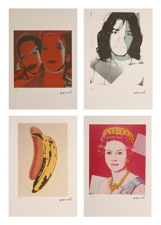 ANDY WARHOL Lotto composto da n.4 fogli.