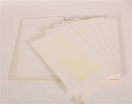 ANTONIO CALDERARA Cartella composta da n.16 fogli.