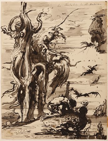 EUGENE GUSTAVOVITCH BERMAN La tentation de St. Antoine.