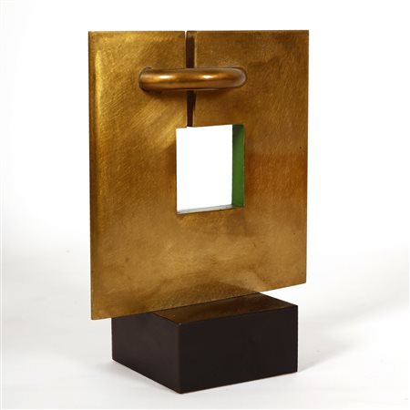 ALDO CALO Quadrato con tondo.