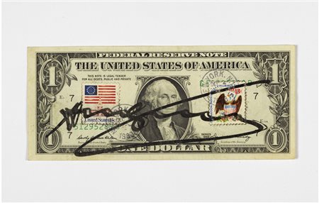 ANDY WARHOL One dollar.