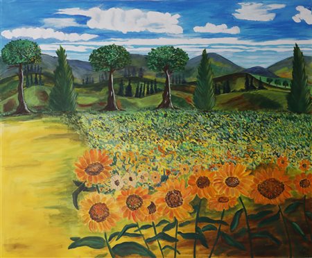 MARIAGRAZIA VACCHERECCI, Girasoli in umbria!