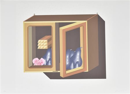 Pozzati Concetto SENZA TITOLO serigrafia su carta, cm 50x70 esemplare 2 su...