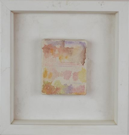 Guarneri Riccardo COMPOSIZIONE acrilico su tela, cm 7x6 sul retro: siglato...