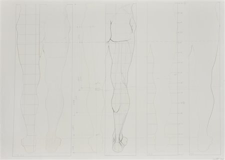 Trovato Sebastiano Senza titolo tecnica mista e collage su carta, cm 50x70...