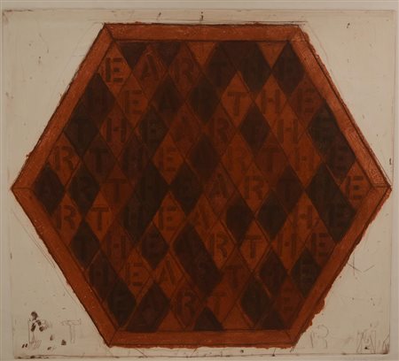 Tilson Joe EARTH, EARTH, EARTH. 1979 Acquaforte, acquatinta e carborundum. mm...
