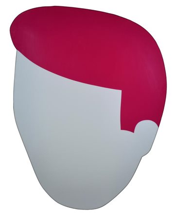 Lodola Marco VOLTO perspex e neon, cm 150x111x12 sul retro: firmato e datato...