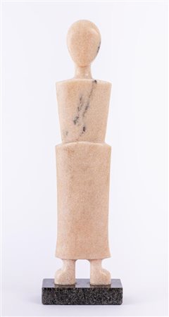 Gallè Rita FIGURA FEMMINILE marmo di Candoglio, cm 33,5x10x5 firmato...