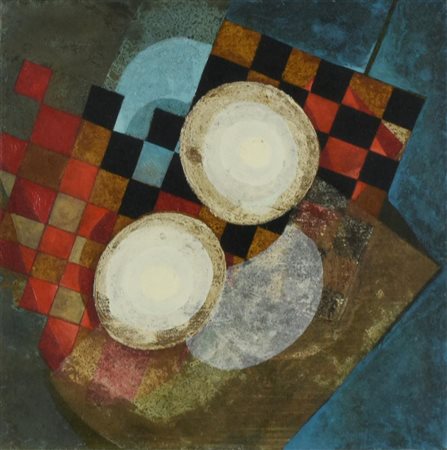 Billetto Alfredo NEL MIO STUDIO olio su tela, cm 20x20 sul retro: firma,...