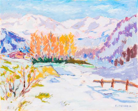 FEDERICO CHIARA (1894-1980) - Brusson, 1967