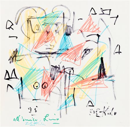 IBRAHIM KODRA (1918-2006) - Senza Titolo