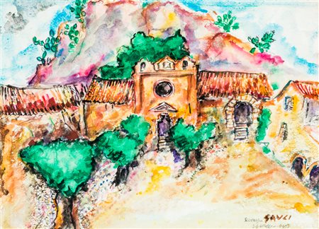 PIERO GAULI (1916-2012) - Scopello, 1984