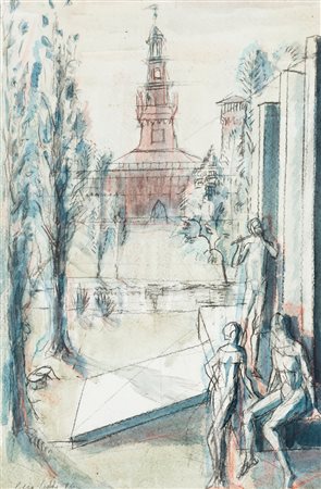 PIERO LEDDI (1930-2016) - Senza Titolo, 1986