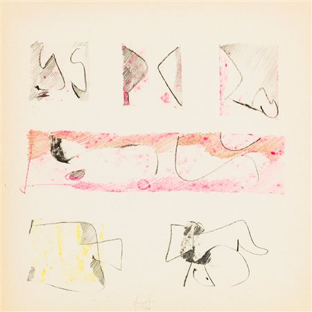 SERGIO DANGELO (1932) - Senza Titolo, 1960
