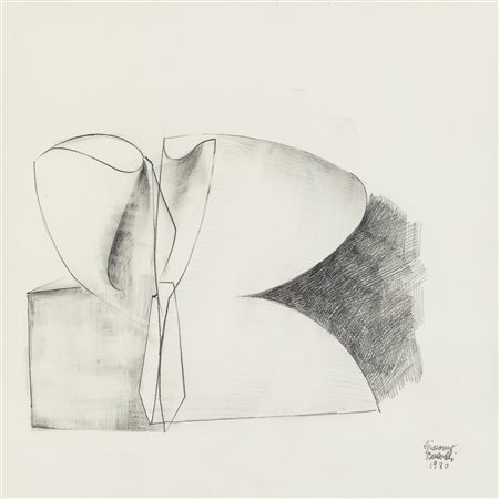 GIACOMO BENEVELLI (1925-2011) - Senza Titolo, 1980