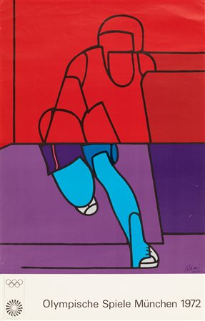 VALERIO ADAMI (1935) - Senza Titolo, 1972