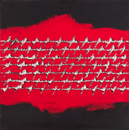 ALFREDO RAPETTI (1961) - Rosso su nero, scritture, 2011