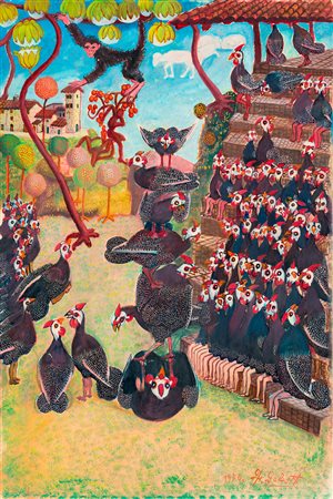 FRANCESCO GALEOTTI (1920) - Il teatro delle gallinelle, 1970