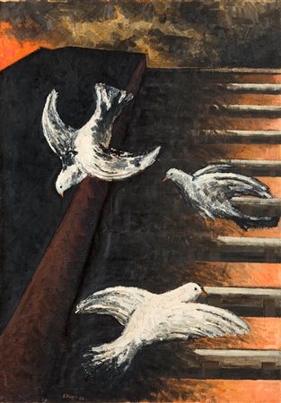 SALVATORE VIAGGIO (1933) - Senza Titolo, 1964