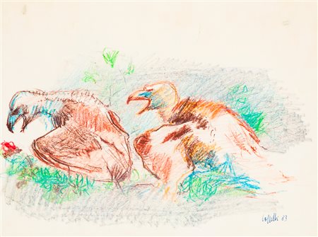 GIOVANNI CAPPELLI (1923-1994) - Senza Titolo, 1983