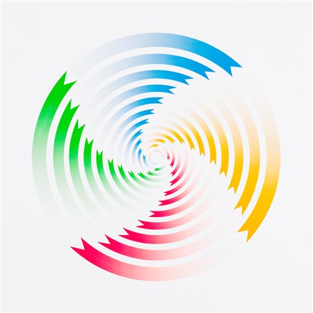 DARIO ZAFFARONI (1943) - Cromodinamiche circolari 2014