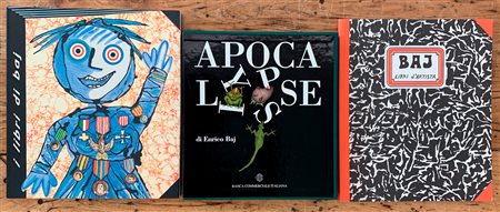 ENRICO BAJ - Lotto unico di cataloghi