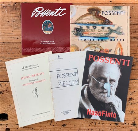 ANTONIO POSSENTI - Lotto unico di cataloghi