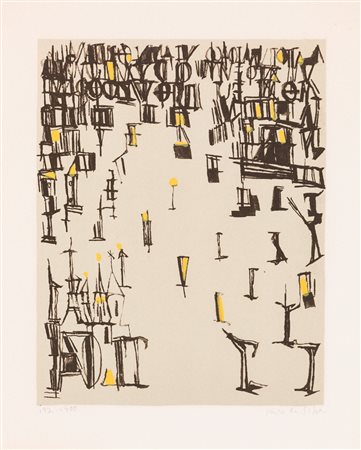 MARIA ELENA VIEIRA DA SILVA (1908-1992 - Les piétons de Noël, 1978