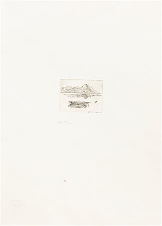 CARLO CARRÀ (1881-1966) - Lago Maggiore, 1924-1971