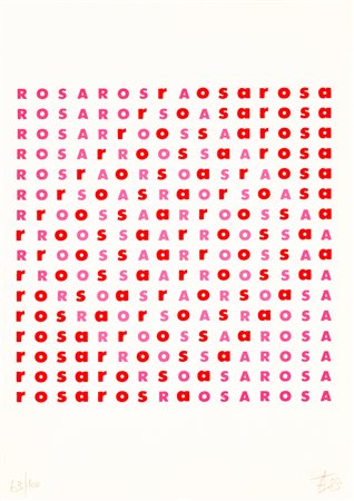 ARRIGO LORA-TOTINO (1928-2016) - Rosa poem, 1983