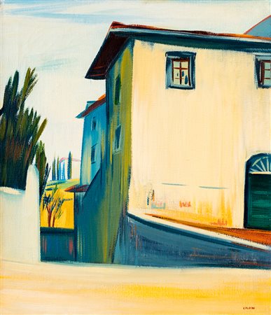 GIANCARLO CALDINI (1926) - Case al Poggio Imperiale, 1955