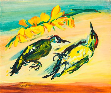 GIANCARLO CALDINI (1926) - Senza Titolo, 1956