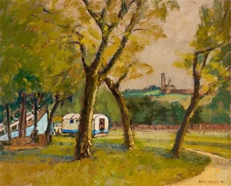 LUIGI ZAGO (DA VILLAFRANCA) (1894-1952) - Vicenza. M. Berico, 1936