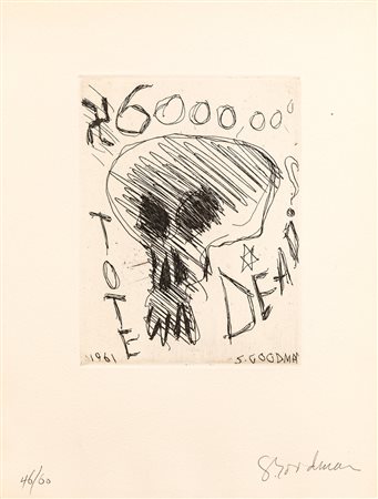 SAM GOODMAN (1919) - Senza Titolo, 1961