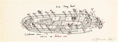 ENRICO BAJ (1927-2003) - Le bateau ivre, 1966