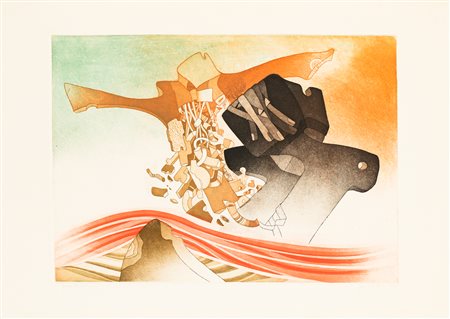 GIANCARLO POZZI (1938) - Senza Titolo, 1972