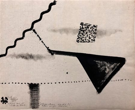 MAX MARRA (1950) - Viaggio sul Po' - Costa de Nobili 'L'acquilone vagante sulla spiaggia deserta', 1989