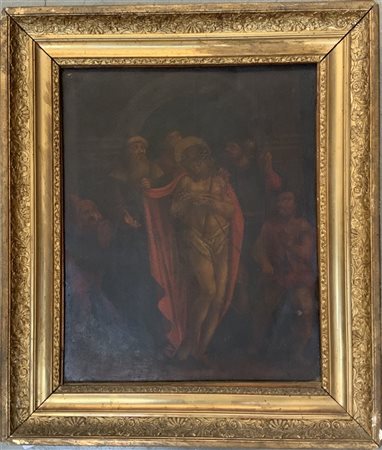 Scuola della fine del secolo XVII

Incoronazione di spine
Olio su rame applicat