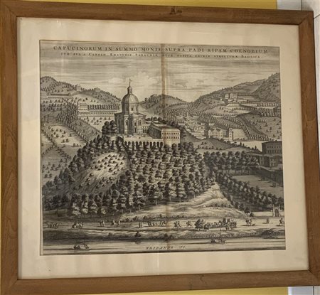 Anonimo del secolo XVIII, Torino : "Capucinorum in summo monte supra padi ripam