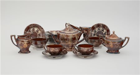 Manifattura Reed & Barton
Servizio da tè composto da dieci tazzine, dieci piatt