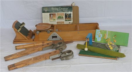 Lotto composto da un vogatore ed uno "Swing groover" (attrezzo per l'allenament