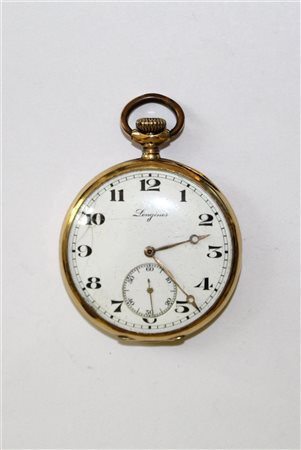 LONGINES
Orologio da tasca da uomo in oro 18K
Movimento con carica remontoir
Qu