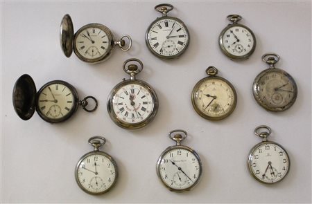 ZENITH, LONGINES, INTERNATIONAL WATCH E ALTRI
Lotto composto da dieci orologi d