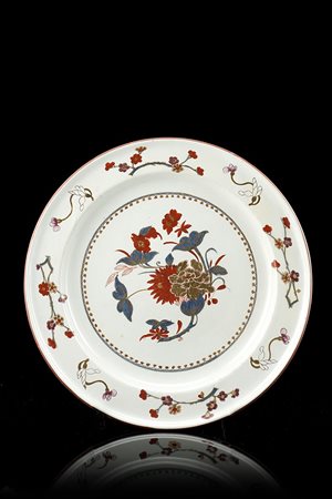 Probabile manifattura di Felice Clerici, Milano 1760 circa. Piatto tondo in mai