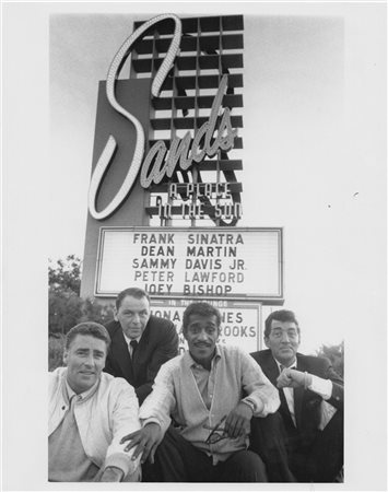 BOB WILLOUGHBT Frank Sinatra, Peter Lanford, Sammy Davis Jr & Dean Martin 1960 c