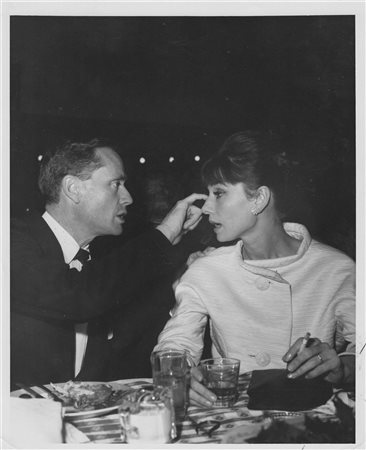 Audrey Hepburn and Mel Ferrer 1950 ca.

Ferrotyped original gelatin silver prin